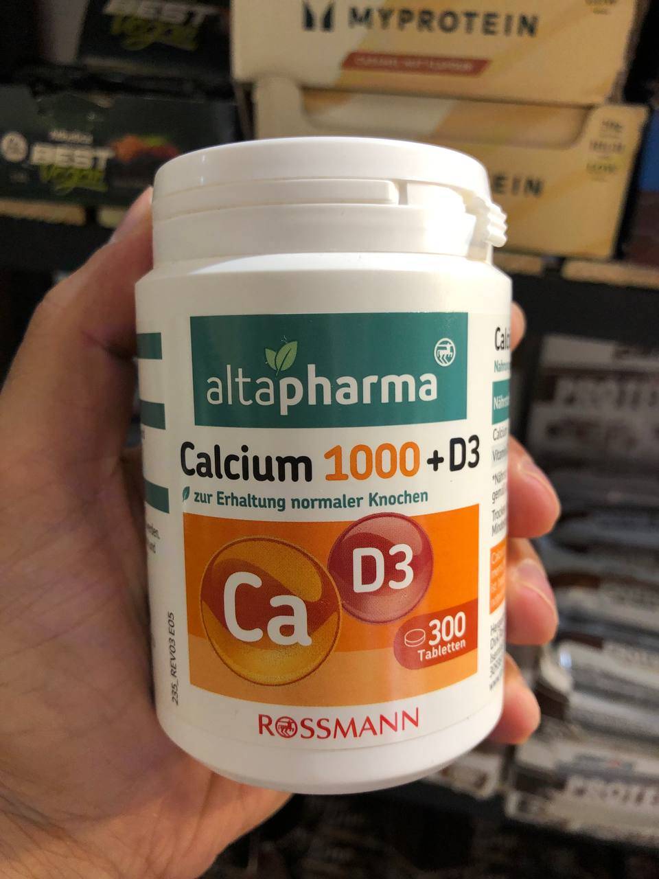 قرص کلسیم D3-1000 آلتافارما آلمان ۳۰۰ عدد
